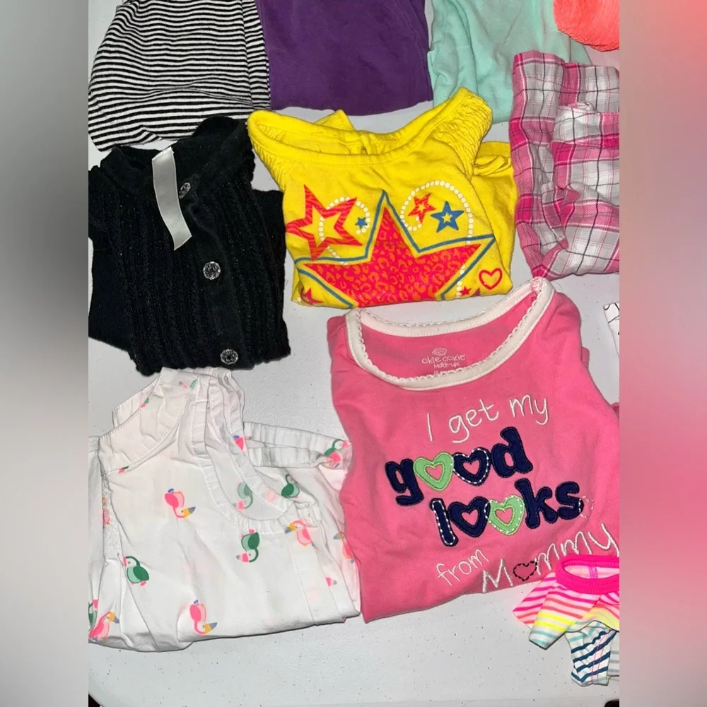 Bundle of 18 Girls Clothes